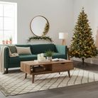 vidaXL Coffee Table Smoked Oak 100x49.5x43 cm Engineered Wood