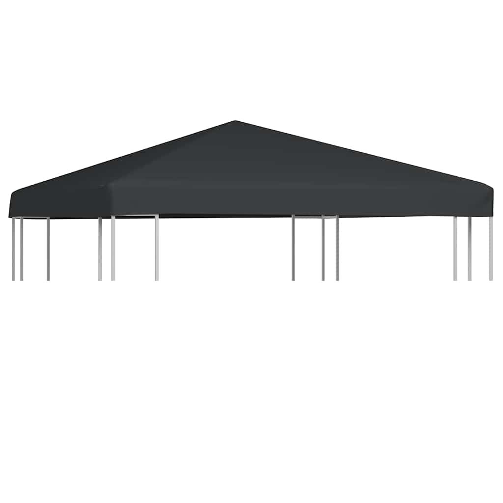 vidaXL Gazebo Top Cover 1 oz/ftÂ² 9.8'x9.8' Gray