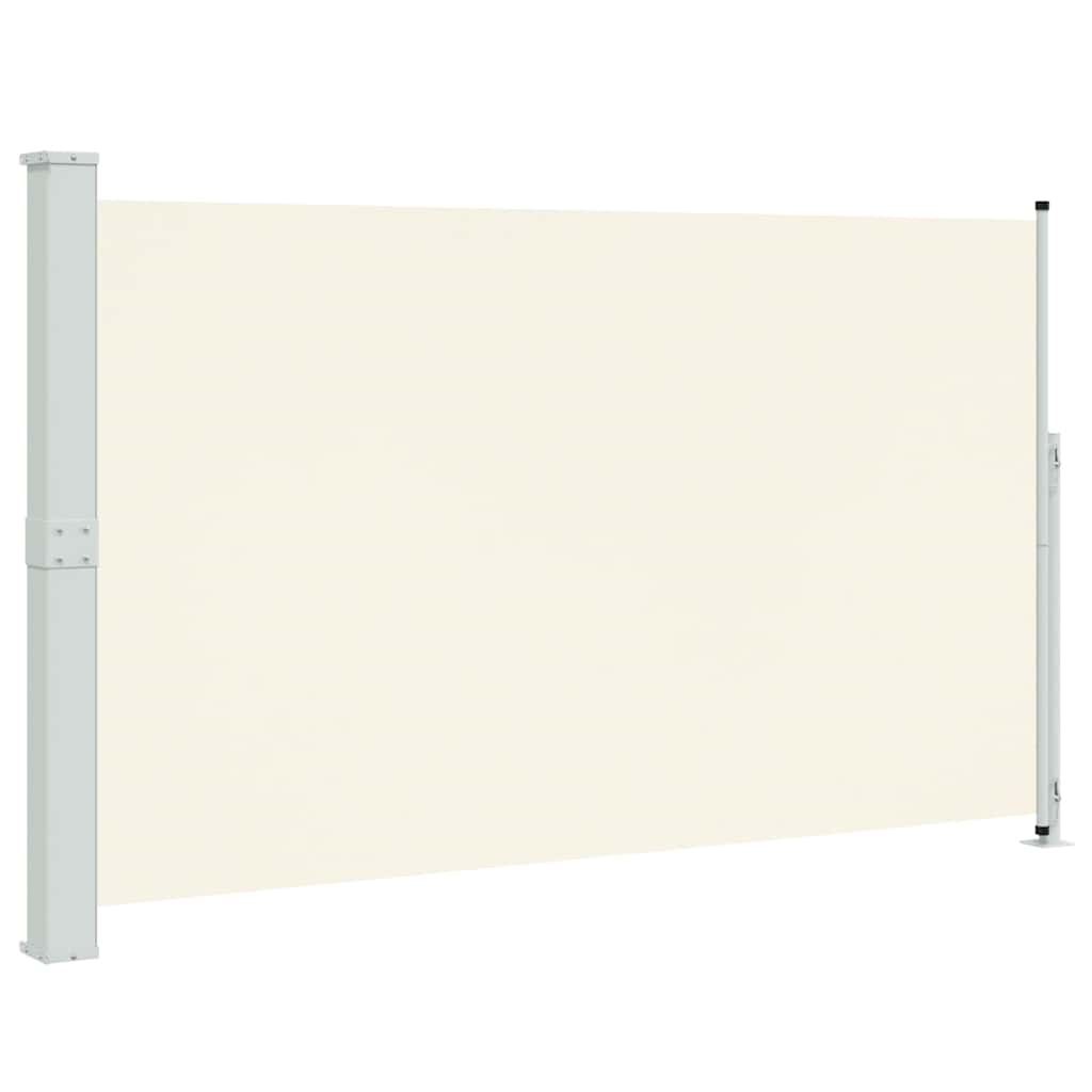 vidaXL Patio Retractable Side Awning 70.9"x118.1" Cream