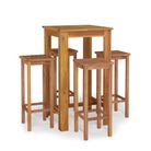vidaXL 5 Piece Patio Bar Set Solid Wood Acacia