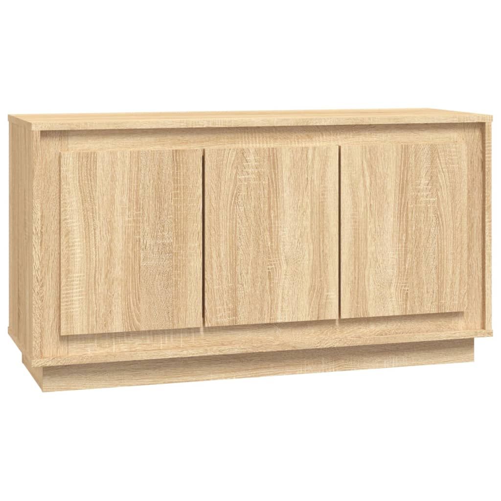 vidaXL Sideboard Sonoma Oak 40.2"x13.8"x21.7" Engineered Wood
