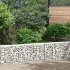 vidaXL Gabion Raised Beds 3 pcs 11.8"x11.8"x19.7" Iron
