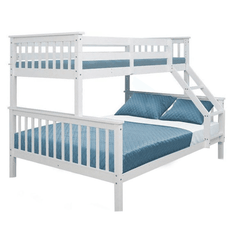 Bunk folding bed, white, BAGIRA