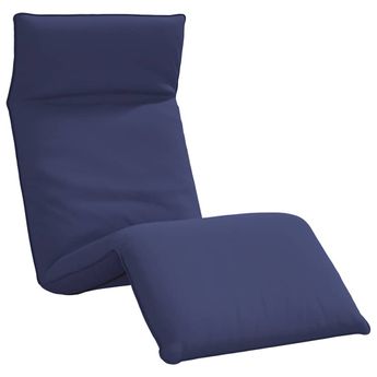 vidaXL Folding Sun lounger Navy Blue 175x54x8,5 cm Oxford Fabric