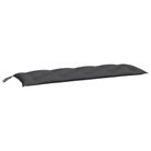 vidaXL Garden Bench Cushion Anthracite 59.1"x19.7"x2.8" Oxford Fabric