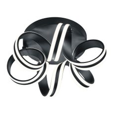 Black LED ceiling lamp Carrera – Trio