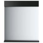 vidaXL Bathroom Mirror with Shelf BERG Black 60x12x70 cm Solid Wood