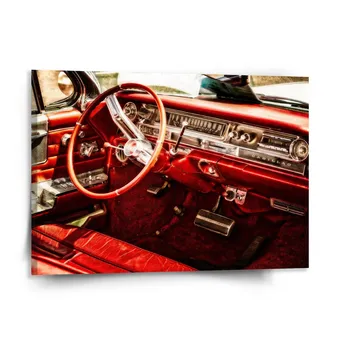 Sablio Obraz Interiér automobilu - 150x110 cm