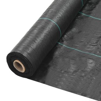 vidaXL Weed & Root Control Mat PP 6.6'x164' Black