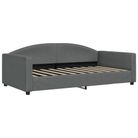 vidaXL Day Bed without Mattress Dark Grey 100x190 cm Fabric