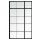 vidaXL Wall Mirror Black 39.4"x23.6" Metal