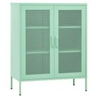 vidaXL Storage Cabinet Mint 31.5"x13.8"x40" Steel
