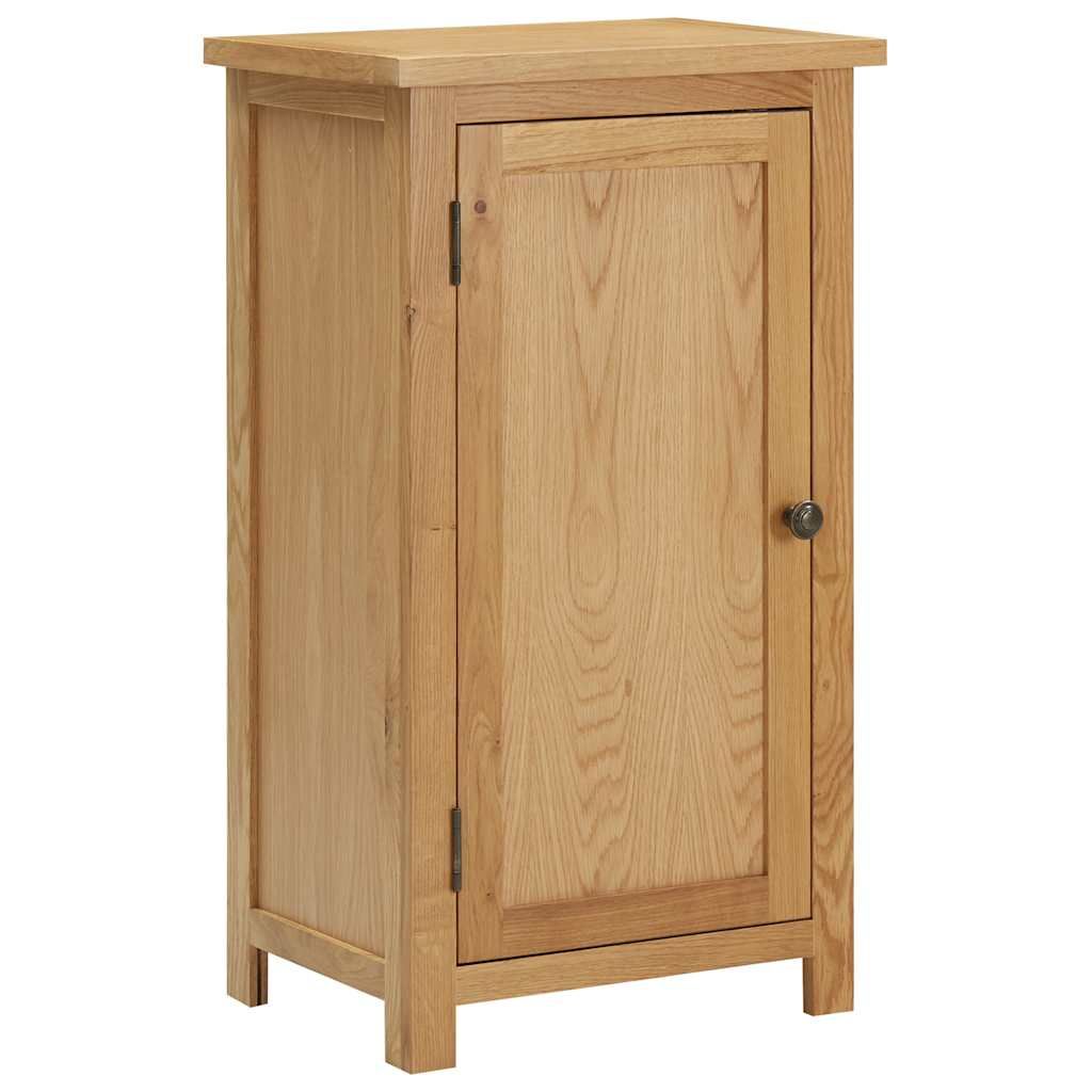 vidaXL Cupboard 17.7"x12.6"x33.5" Solid Oak Wood