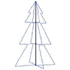 vidaXL Christmas Cone Tree 200 LEDs Indoor and Outdoor 3x5 ft