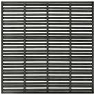 vidaXL Louver Fence WPC 180x180 cm Dark Grey