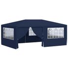 vidaXL Professional Party Tent with Side Walls 13.1'x19.7' Blue 0.3 oz/ftÂ²