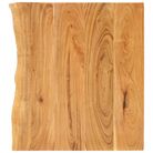 vidaXL Bathroom Vanity Top Solid Acacia Wood 58x52x2.5 cm