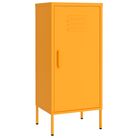 vidaXL Storage Cabinet Mustard Yellow 42.5x35x101.5 cm Steel
