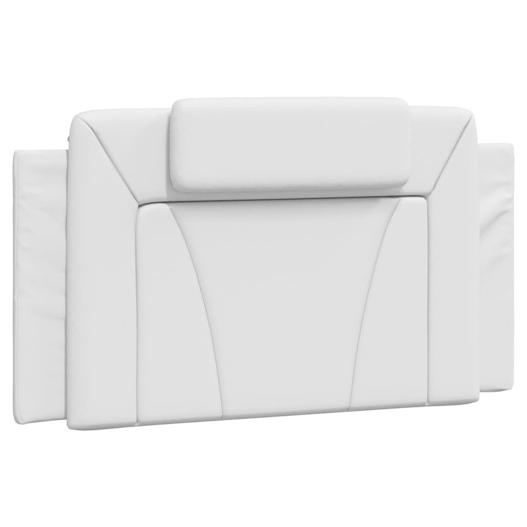 vidaXL Headboard Cushion "Viana" White 39.4" Faux Leather