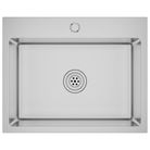 vidaXL Handmade Kitchen Sink Stainless Steel