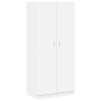 vidaXL Wardrobe White 35.4"x20.5"x78.7" Engineered Wood