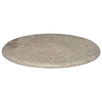vidaXL Table Top Gray Ã23.6"x1" Marble