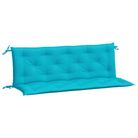 vidaXL Garden Bench Cushions 2pcs Turquoise 150x50x7cm Fabric