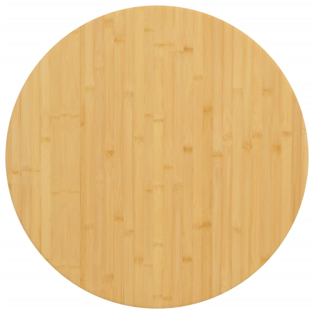 vidaXL Table Top Ø60x1.5 cm Bamboo