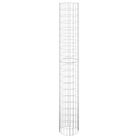 vidaXL Circular Gabion Pole Galvanised Steel Ø30x200 cm