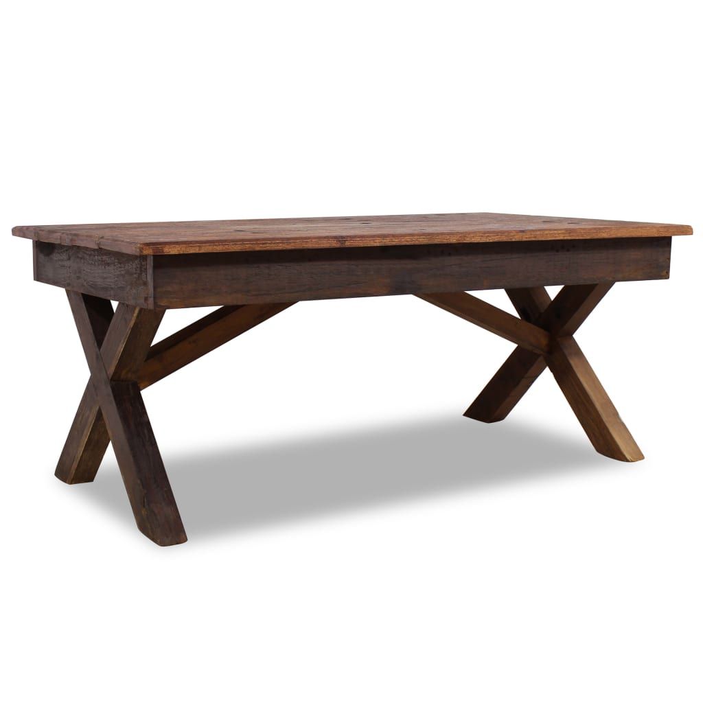 vidaXL Coffee Table Mixed Recycled Wood 43.3"x23.6"x17.7"