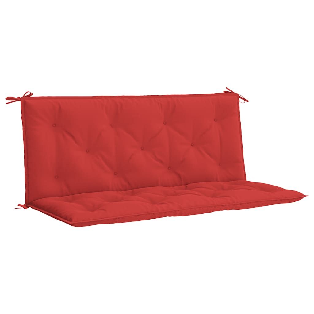 vidaXL Garden Bench Cushion Red 120x(50+50)x7cm Oxford Fabric
