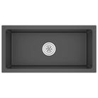 vidaXL Handmade Kitchen Sink Black Stainless Steel