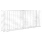 vidaXL Gabion Basket Galvanized Steel 33.5"x11.8"x78.7"