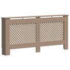vidaXL Radiator Cover 67.7"x7.5"x32.1" MDF