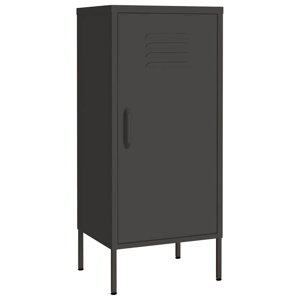 vidaXL Storage Cabinet Anthracite 16.7"x13.8"x40" Steel