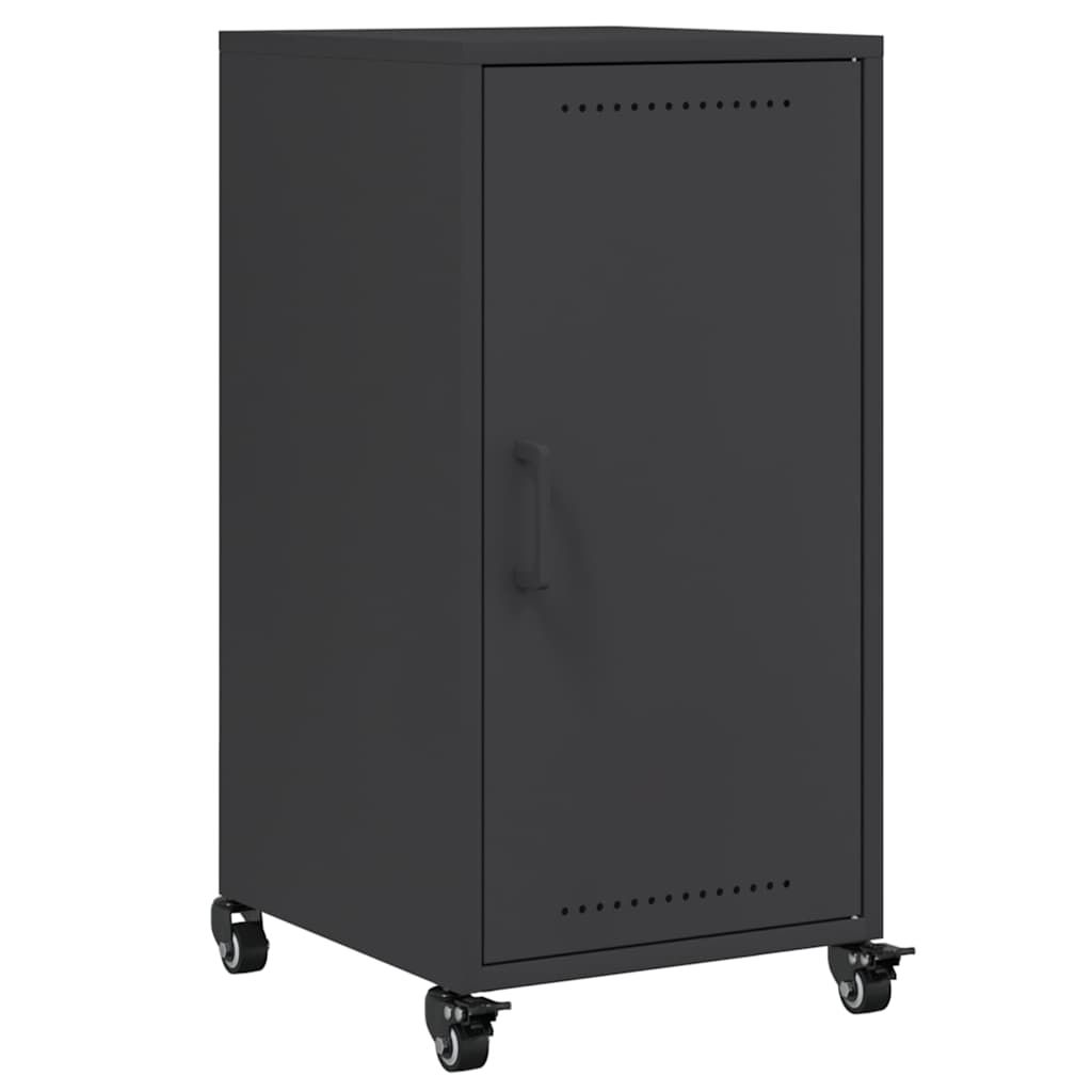 vidaXL Sideboard Black 36x39x72 cm Steel