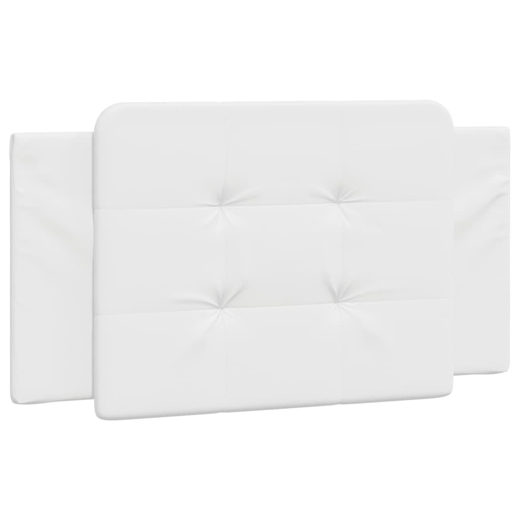 vidaXL Headboard Cushion "Zadar" White 39.4" Faux Leather