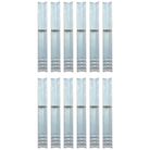 vidaXL L-shaped Ground Anchors 12 pcs Galvanized Steel 2"x2"x19.7"
