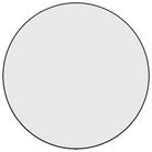 vidaXL Wall Mirror Black Ã 23.6" Round