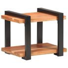 vidaXL Bedside Cabinet 50x40x40 cm Solid Acacia Wood