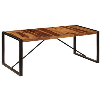 vidaXL Dining Table 78.7"x39.4"x29.5" Solid Acacia Wood