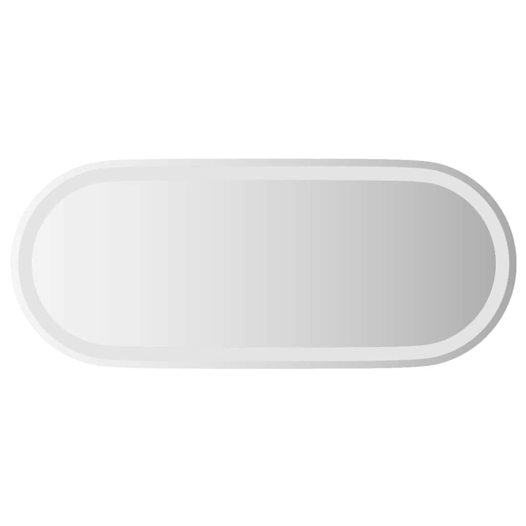 vidaXL LED Bathroom Mirror 35.4"x15.7" Oval