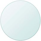 vidaXL Table Top Tempered Glass Round 500 mm