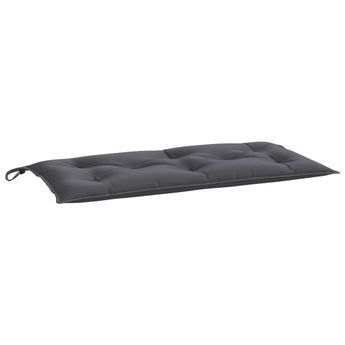 vidaXL Garden Bench Cushion Anthracite 43.3"x19.7"x2.8" Oxford Fabric