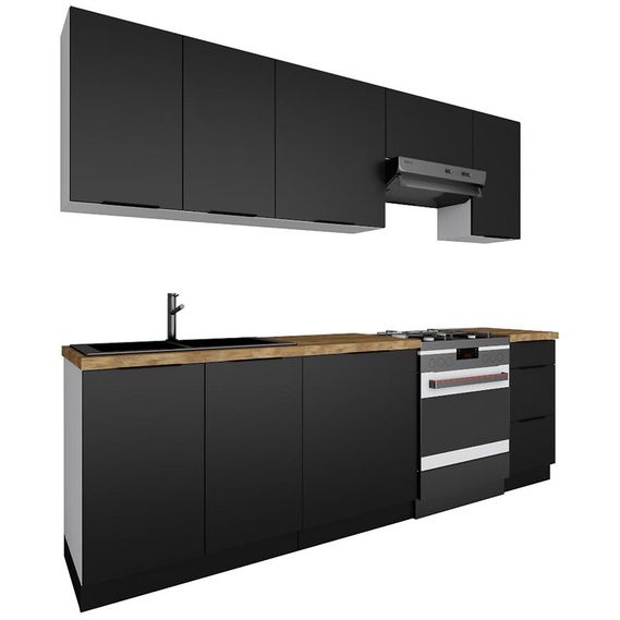 Kitchen line Mina 240 black