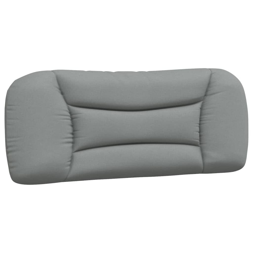 vidaXL Headboard Cushion "Hvar" Light Gray 39.4" Fabric