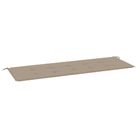 vidaXL Garden Bench Cushion Taupe 59.1"x19.7"x1.6" Oxford Fabric