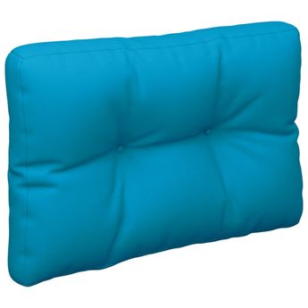 vidaXL Pallet Cushion Blue 23.6"x15.7"x4.7" Fabric