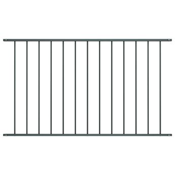 vidaXL Fence Panel Woerden Powder-coated Steel 1.7x1 m Anthracite