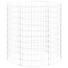 vidaXL Circular Gabion Pole Galvanized Steel Ã39.4"x39.4"